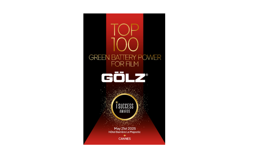 Golz’s BattPak Wins “Best Green Battery Power for Film” at Cannes i SUCCESS AWARDS